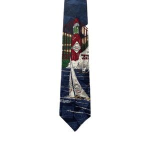 Vintage Tabasco Sailboat Tie